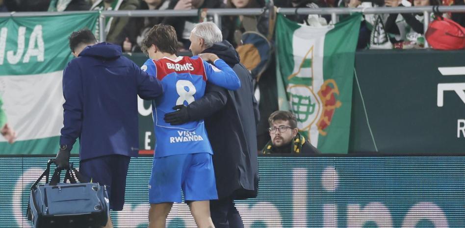 世体：巴里奥斯将缺阵一个月，预计3月8日对阵皇家社会复出